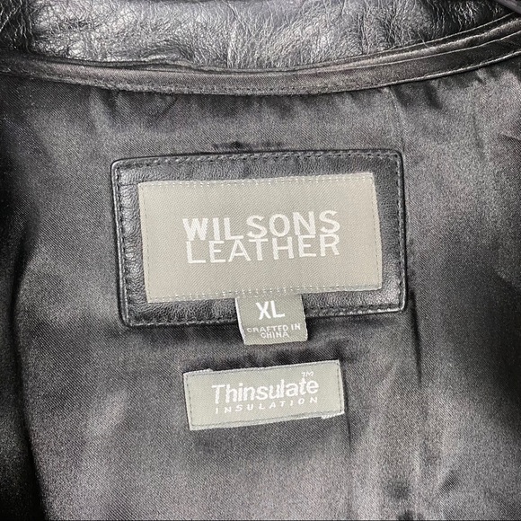 Wilsons Thinsulate insulated leather jacket XL - Picture 14 of 15